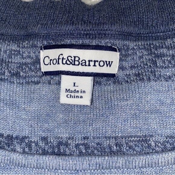 Croft & Barrow Stripe Sweater(Size Large) - Picture 4 of 5